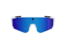 Colmi V06 AI fehér sportnapszemüveg (kék lencsékkel) (V06 WHITE/BLUE)